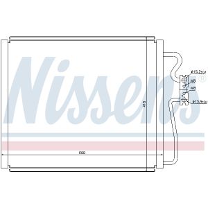 Condensatore, impianto di climatizzazione NISSENS 94528