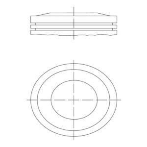 Pistão MAHLE 033 10 02