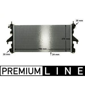 Arrefecedor do motor MAHLE CR 1068 000P