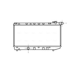 Arrefecedor do motor AVA COOLING TO2124