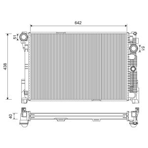 Radiateur moteur VALEO 701220