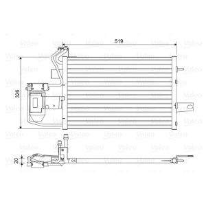A/C-kondensor VALEO 814430