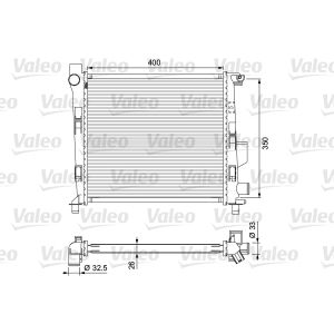 Motorkühler VALEO 701724