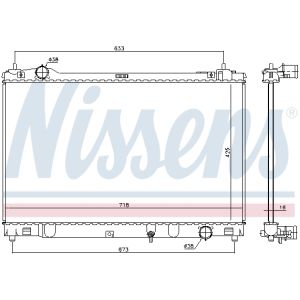 Radiador NISSENS NIS 646874