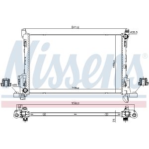 Radiator, motorkoeling NISSENS 630793