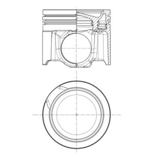Pistón MAHLE 001 PI 00197 000