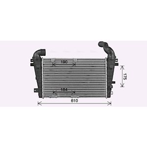 Ladeluftkühler AVA COOLING OL4707