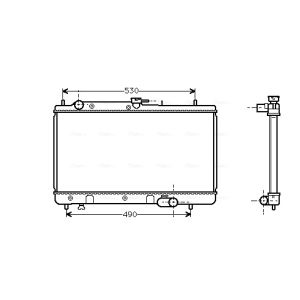Motorkühler AVA COOLING MZ2071