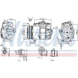 Compressor airconditioning NISSENS NIS 890199