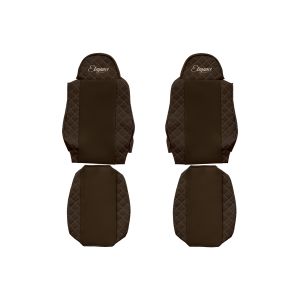 Fundas de asiento F-CORE FX05 BROWN