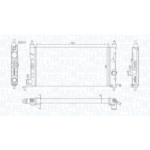 Arrefecedor do motor MAGNETI MARELLI 350213190400