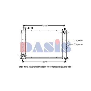 Motorkühler AKS DASIS 370390N