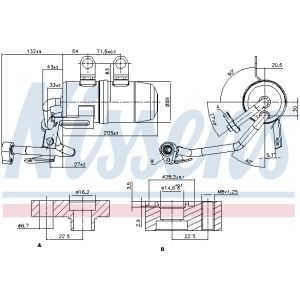 Droger, airconditioningsysteem NISSENS 95384