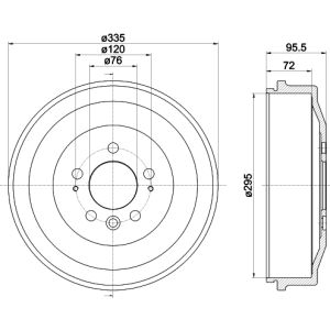 Bremstrommel TEXTAR 94043900