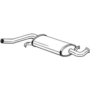 Silenciador intermédio BOSAL 105-971