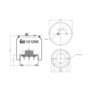 Soffietti per molle ad aria FEBI BILSTEIN 101269