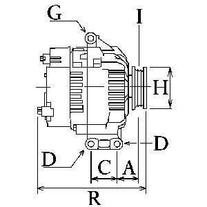 Generatore di corrente rotante HC-CARGO CAR116599