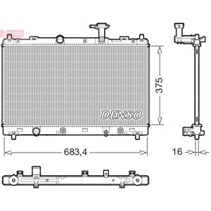 Arrefecedor do motor DENSO DRM47041