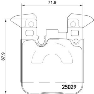 Levyjarrun jarrupalasarja BREMBO P 06 087