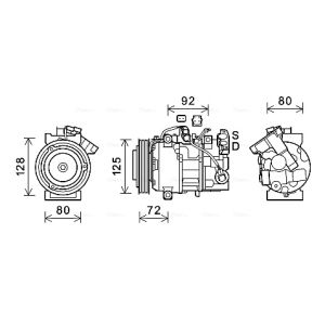 Kompressor för luftkonditionering AVA COOLING RTK628