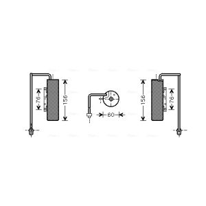 Secador, ar condicionado AVA COOLING OLD453 AVA