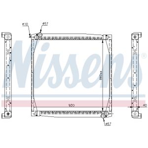 Radiador NISSENS NIS 64069A