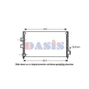 Condenseur (climatisation) AKS DASIS 102026N