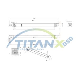 Arrefecedor de óleo, óleo do motor TITANX OX609003