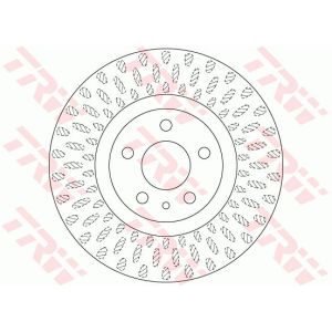 Bremsscheibe TRW DF6522 vorne, belüftet, 1 Stück