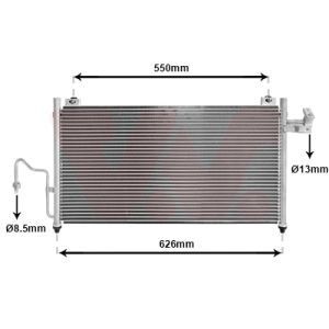 Condenseur (climatisation) VAN WEZEL 27005147