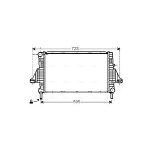Arrefecedor do motor AVA COOLING MCA2006