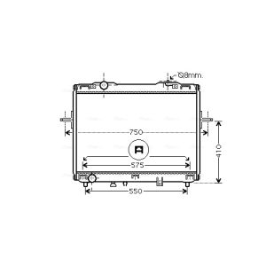 Arrefecedor do motor AVA COOLING KA2069