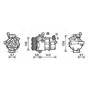Compressor, ar condicionado AVA COOLING ALAK127