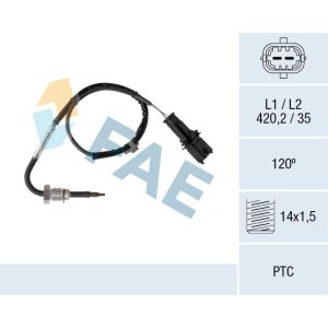 Abgastemperatursensor FAE 68082