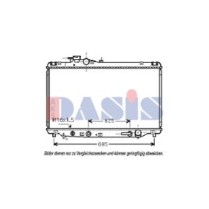 Raffreddatore motore AKS DASIS 210137N
