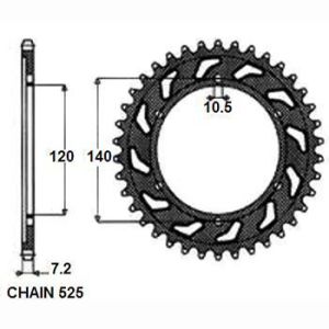 équipement, derrière SUNSTAR SUNR1-4523-46