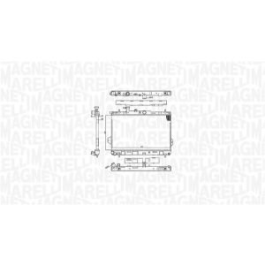 Arrefecedor do motor MAGNETI MARELLI 350213110400