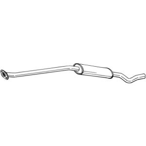 Mittelschalldämpfer BOSAL 284-939