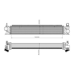 Refroidisseur d'air de suralimentation NRF 309033