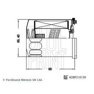 Filtro idraulico, cambio automatico BLUE PRINT ADBP210139