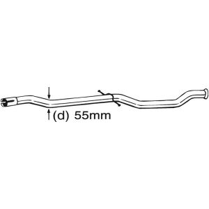 Reparaturrohr, Katalysator BOSAL 889-545