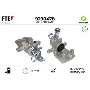 Étrier de frein FTE 9290478