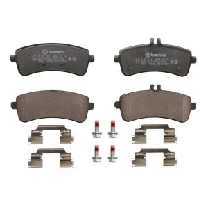 Conjunto de pastilhas de travão BREMBO P 50 125, atrás