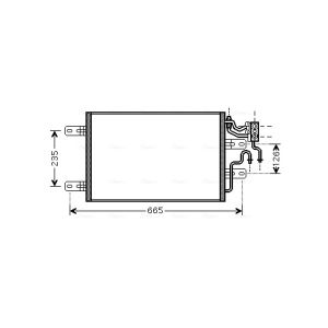 Condenseur (climatisation) AVA COOLING OLA5394