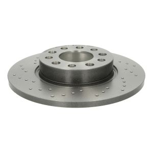 Remschijf BREMBO 0893642X achter, gelocht, geperforeerd, volledig, 1 Stuk