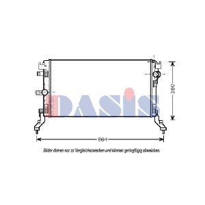 Motorkühler AKS DASIS 180069N