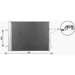 Condensador, sistema de ar condicionado AVA COOLING FD5694D