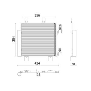 A/C-kondensor MAHLE AC 899 000P