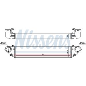 Intercooler NISSENS 96714