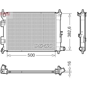 Radiateur moteur DENSO DRM41032
